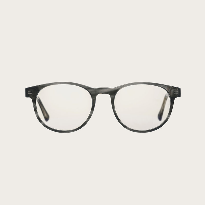 Filter out harmful excess blue light which can cause eye strain, headaches and poor sleep. The ELLIPSE Heritage features a characteristic rounded grey tortoise frame and is composed of durable Italian Mazzucchelli bio-acetate with hand-finished natural ze